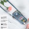 Nuovo Ventilatore Portatile Pieghevole con Display Digitale, Piccolo Ventilatore Ricaricabile da Tenere in Mano, Comodo da Appendere al Collo per Esterni, Mini Ventilatore da Collo a Ricarica USB