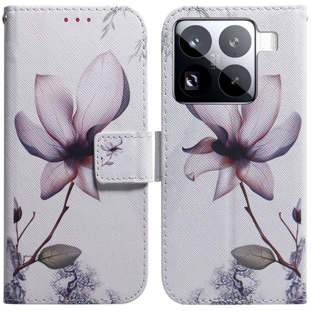 For Xiaomi 15 Pro Wallet Case Pattern Print Leather Phone Cover