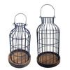 Farmhouse Lantern Pillar Candle Holder Table Centerpieces Cage Candle Lantern for Party Living Room Mantle