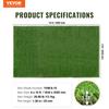 Artifical Grass, 1.8 X 3 M Rug Green Turf, 35mmFake Door Mat Outdoor Patio Lawn Decoration, Easy To Clean with Drainage Holes, Perfect For