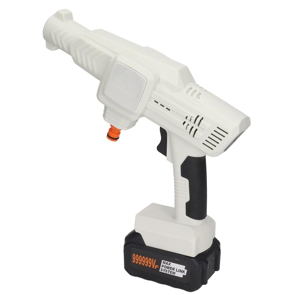 White Cordless Lithium Battery Car Washer High Pressure Cleaning Water Gun for BL1815 BL1520 BL1830 BL1840 US Plug