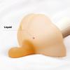 Infant Teeth Soother Silicone Teether Breast Like Shape Ergonomic Handle for Safe Chewing and Teeth Development