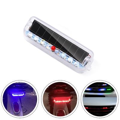1x Solar Wireless LED Car Dash Strobe Lights Flash Safety Lamp