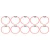 5/10Pcs Durable Steel Wire Rope Ring Connector Keychain Key Holder Hanging Cable