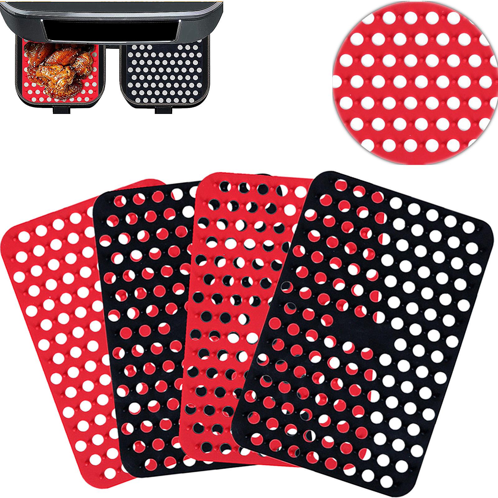 4pcs Silicone Pad Upgraded Version High Temperature Resistance Silicone Pad For Air Fryer Oven Steamern 20 x 13 cm#1