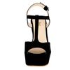 Fashion Women's Open Toe Sandals High Wedge Sexy Club Heel Shoes Wedding Shoes Women Sandals 195-2VE