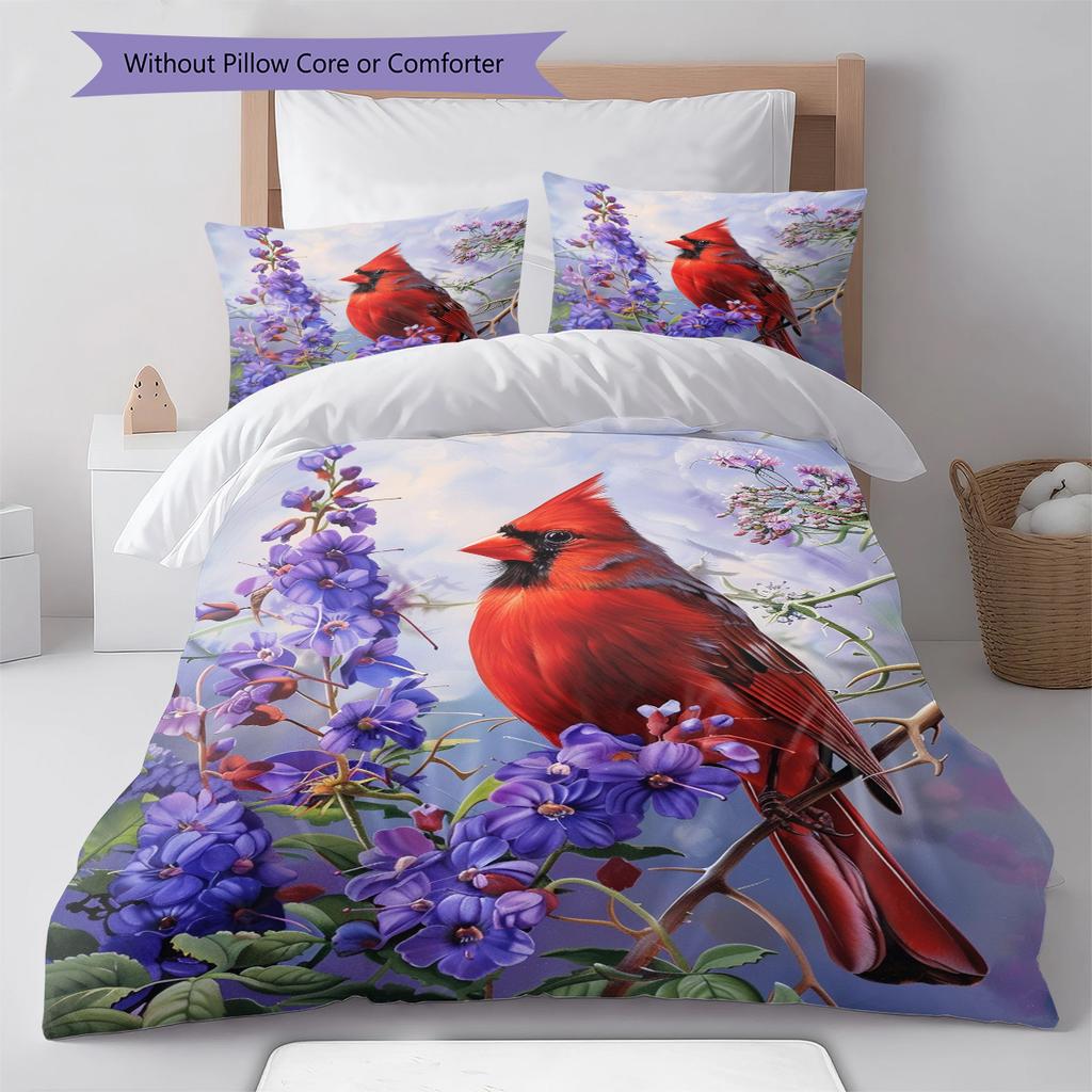 Cartoon Pattern Bedding Quilt Set Quilt Cover Pillowcase Home Decoration Birthday Gift (1 * Duvet Cover + 2 * Pillowcase, Without Core)