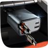 Retractable Car Charger Super Fast Charge Metal Lighter 4 In 1 Car Charger