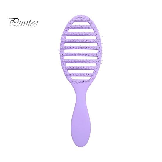 

Вентилируемая щетка для волос, портативная, антистатическая, тонкая, густая, вьющаяся, длинная, влажная, сушка феном, щетка-лопатка для женщин и девочек, массаж кожи головы, укладка волос, распутывание фиолетовый