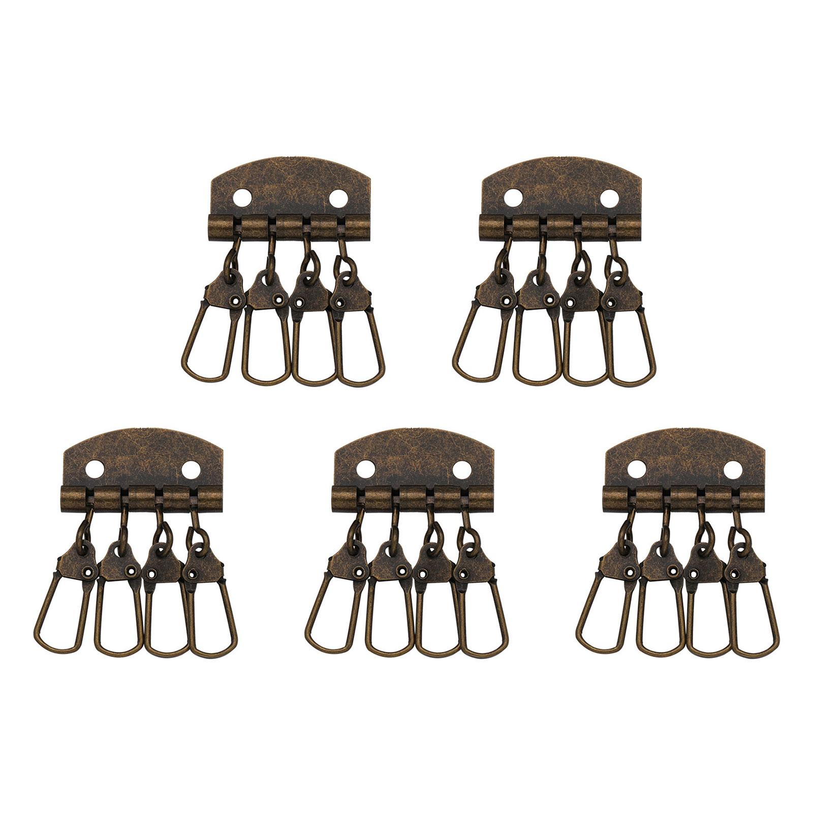 

5 шт. держатель для ключей, органайзеры для ключей, органайзеры для ключей, многофункциональный держатель для ключей с карабином 4/6 B