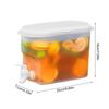 3,5 l Wasserkessel mit Zapfhahn Getränkespender Kaltes Saft Limonade Getränke Eimer Flüssigkeitsspeicher Tank Outdoor Kühlschrank Organizer