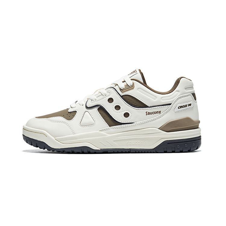Saucony Unisex Cross 90 White Black Red Running Shoes S79035-32 37.5
