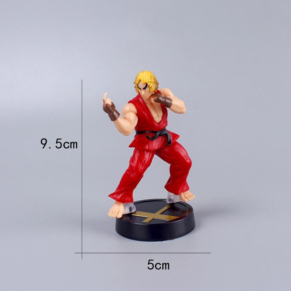 Anime Fighting Game Action Figures Ryu Ken Masters Cloud Strife Sephiroth PVC Model Toys Dolls Room Decor Christma Gift For Boys
