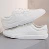 Größe 32–43, weiße Skateboard-Schuhe für Damen, Studentinnen, Sport, Wandern, Reisen, lässige Turnschuhe, Freizeit, flache Schuhe
