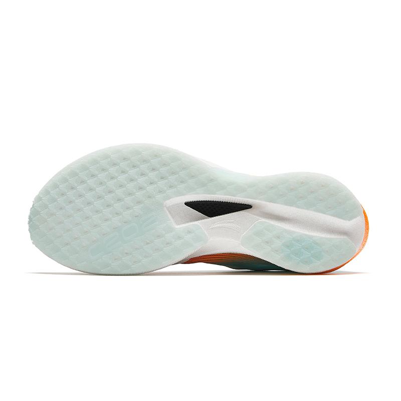 New Anta Cushioning Anti Slip And Wear Resistant Rebound Low Top Running Shoes Men's White Blue 112455564-1