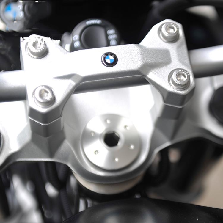 Handlebar Riser & Rearward Extension for BMW F750GS: Steering Head Height Enhancer