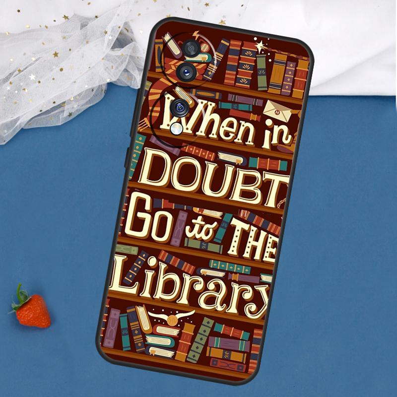Read Books Library Bookshelf Quotes Case For Honor Magic 8 7 5 6 Lite 400 200 Pro 50 70 90 X8c X8b X9a X9b X9c X9d Win RT Cover