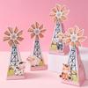 Butterfly Triangle Candy Box Strawberry Unicorn Engineering Vehicle Farm Animal Birthday Party Decor Birthday Gift Packaging Box