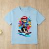 Roblox Blocky Gamer Print Kids TShirt Boys Girls Soft Cotton Summer Casual Short Sleeve Tops for Young Gamers