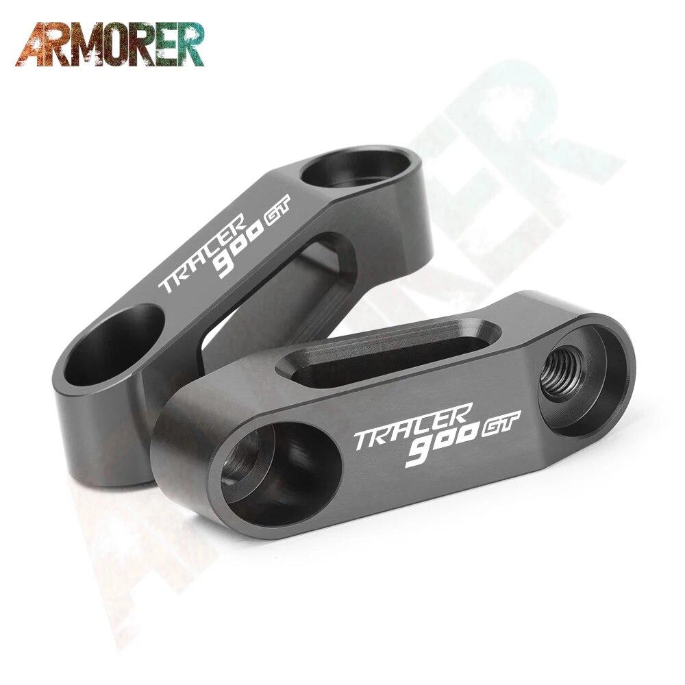 Motorcycle Accessories Mirror Extend Riser Spacers Extension Adapter For YAMAHA TRACER 900 GT TRACER 900GT TRACER900 GT - 2022