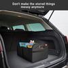 1pc Large Collapsible Trunk Storage Box -Extra Thick Large Capacity SUV Storage Container with Multi Pockets for Car SUV Minivan