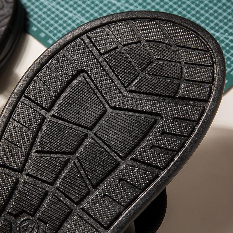Fashion New Men's Outdoor Slippers Casual Beach EVA High Elasticity Thick Bottom Flip Flops