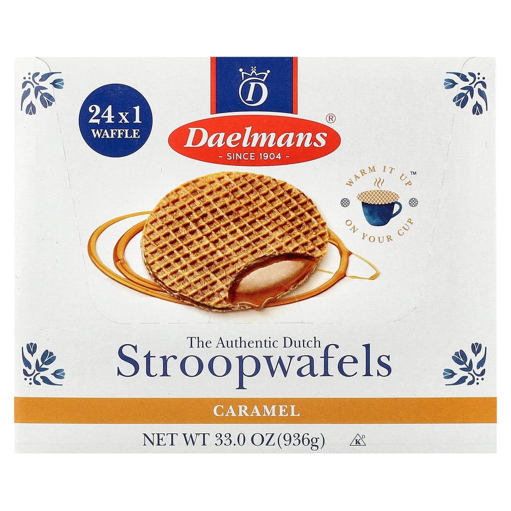 Daelmans Stroopwafel Caramel Waffle, 39g (1.38oz) 39g - 1 ea
