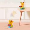 Crawling Toys for Babies 6-12 Months, Drumming Elephant Blowing Ball Walking Car with Music Light, Musical Train Infant Educational Toy