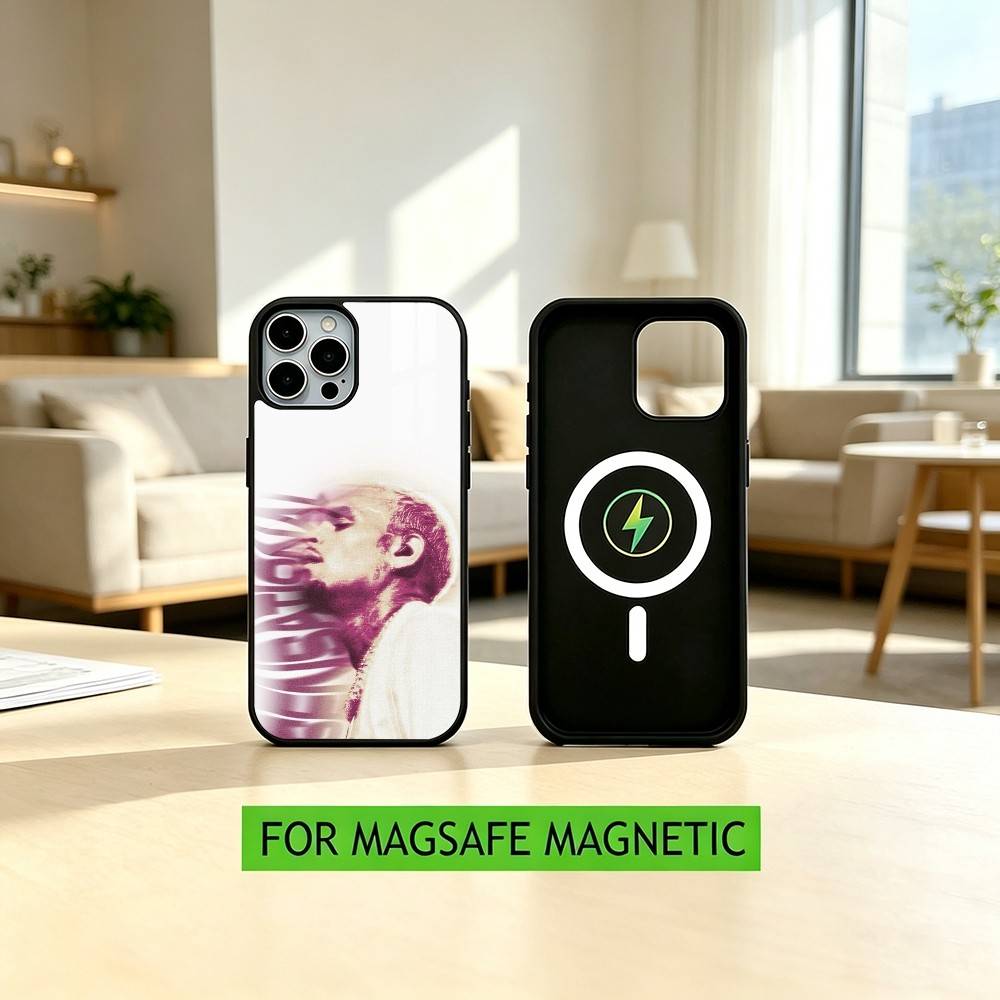 Singer C-Chris Brown R&B Phone Case For iPhone17,16,15,14,13,12,11 Plus,Pro Magnetic with Magsafe Wireless Charging
