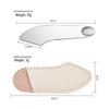 Heart-Shaped Stainless Steel Palette with Double-Ended Spatula for Makeup Mixing
