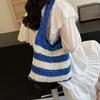Beach Straw Bag New Summer Versatile Shoulder Armpit Bag Seaside Vacation Woven Tote Bag