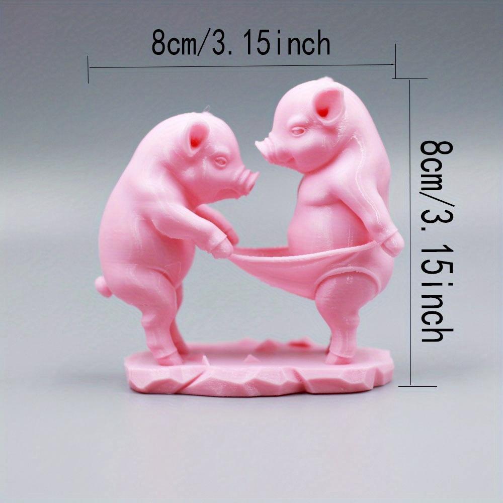 1pc A Cute Cartoon Pig Figurine, a Decorative Piece for Festivals, Perfect As a Holiday Gift.