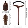 Mittelalterliches Wikingergürtel Dampf Armband Renaissance Vintage Bauchtasche Halloween Cosplay Verkleidungszubehör