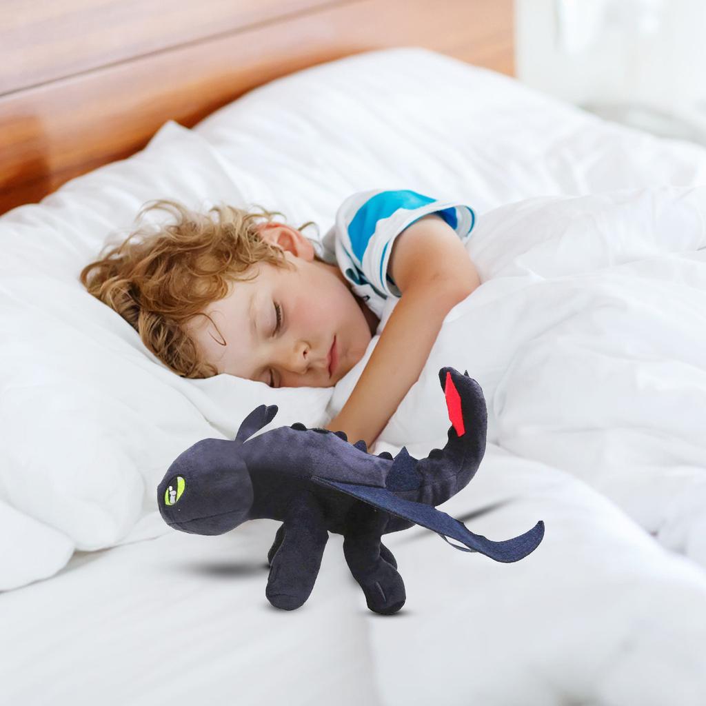 Toothless Night Stuffed Animal Plush Doll Toy Dragons Defenders Of Berk 10inch