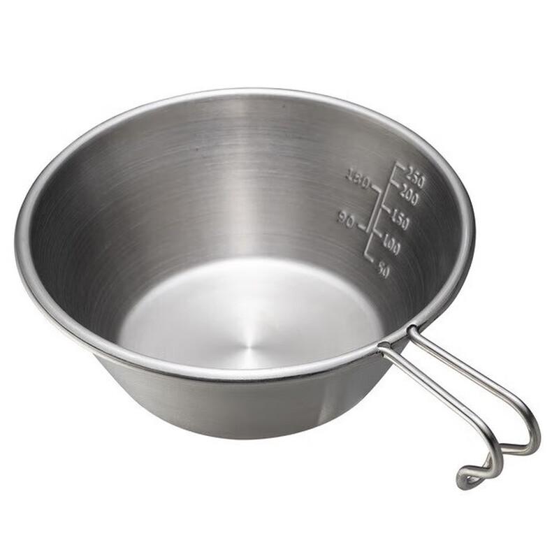 Portable Stainless Steel Camping Bowl Set 250ml x 2