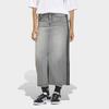 Women 3 Stripes Pencil Denim Skirt