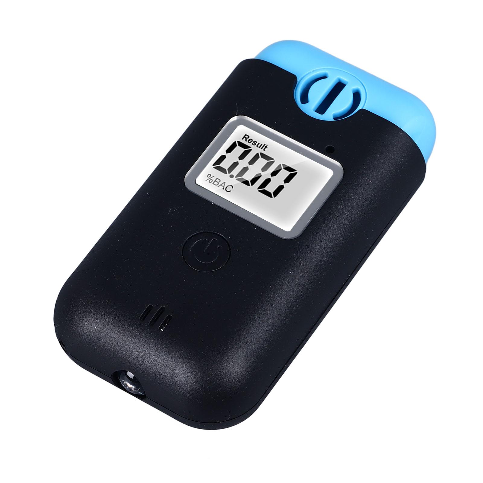 

Drunk Driving Tester Blowing Type High Accuracy LCD Screen Handheld Breath Detector for Traffic