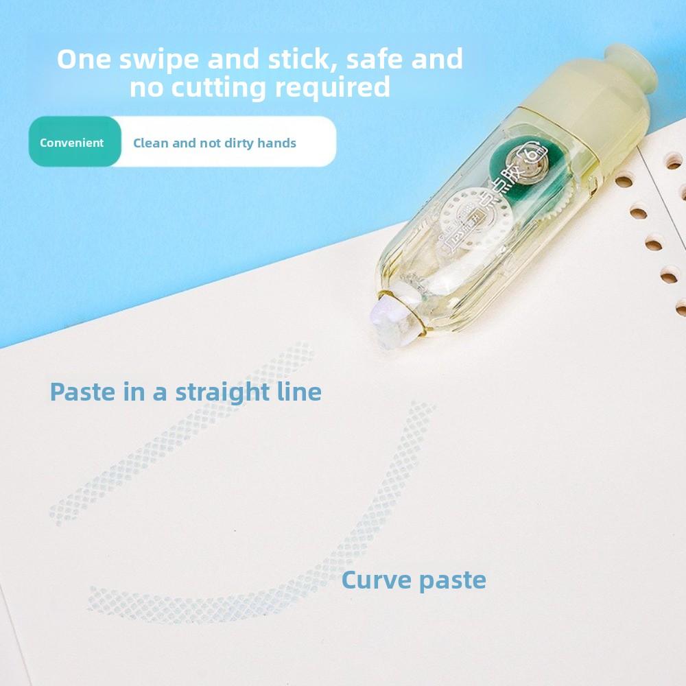 Press Type Dot Glue Tape Large Capacity Glue Tape Pen Double Sided Adhesive Tape  School Office