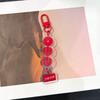 7 Stück BTS Mitgliedersignatur Acryl Schlüsselanhänger, Roter Scheiben Anhänger Schlüsselanhänger mit Namensschild, Kpop ARMY Fans Tasche Zubehör