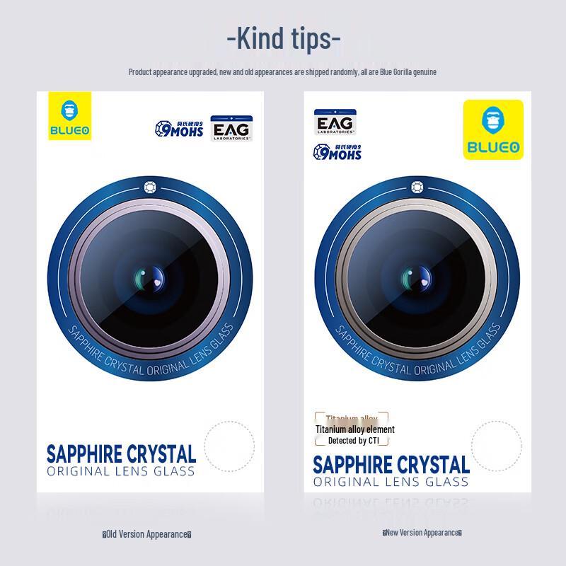 Mr. Blue Gorilla iPhone Screen and Lens Protectors