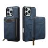 2 In 1 Detachable Magnetic Zipper Card Solt Wallet Leather Case For iPhone 17 Pro Max 16  Plus 15 14 13 12 11 Purse Bag Cover