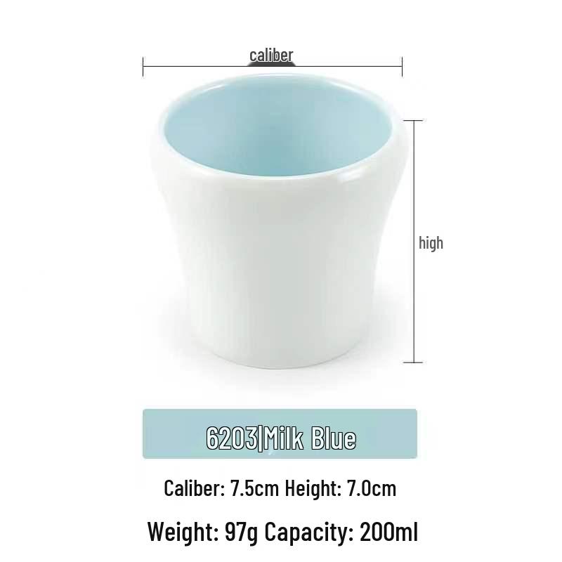 Dual-Color Melamine Tea Cup - Porcelain-Like Plastic Cup for Restaurants, Hot Pots, and Cafeterias