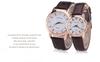 Women's Watch with Leather Strap, IP67 Waterproof, Fashionable Brown, Perfect Gift for Mother's Day, Birthdays, and Anniversaries