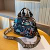 Shopper Printing Small Shoulder Bag 2025 Summer Women'S Crossbody Messenger Bag Ladies Leisure Versatile Tote Bag