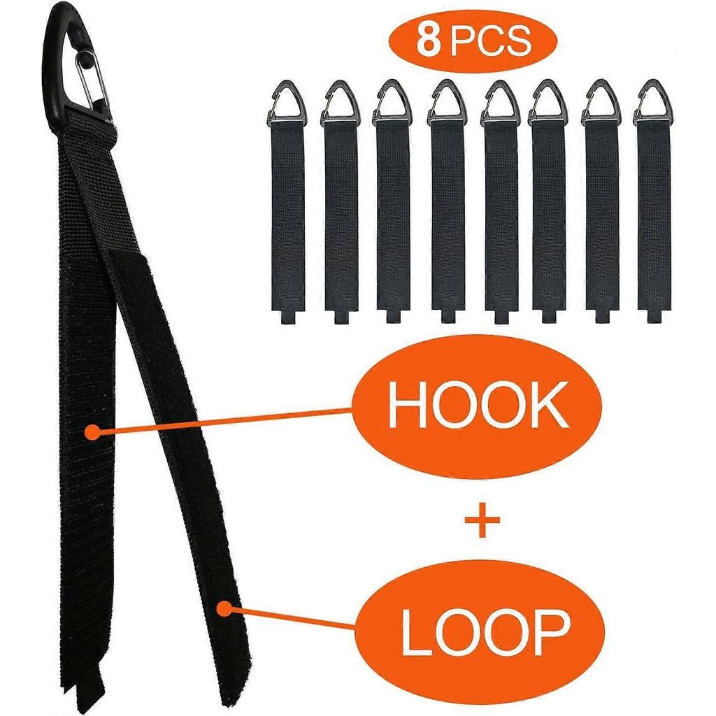 Extension Cord Organizer(8 Pack), Garage Organization and Storage, 16-Inch(Unfolded) Heavy Duty Storage Strap for Extension Cords, Cables, Hoses and R