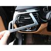 Matte Silver For BMW 5 Series G30 Cover Trim Console L&R Air Outlet Vent 18-22