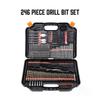 246-Piece Drill Bit Set: Woodworking, Flat Drill, Twist Drill, Cement Drill, Hole Opener, Batch Head