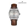 H42415551 Spirit of Liberty Automático 42mm Couro Marrom Prateado Relógio Masculino
