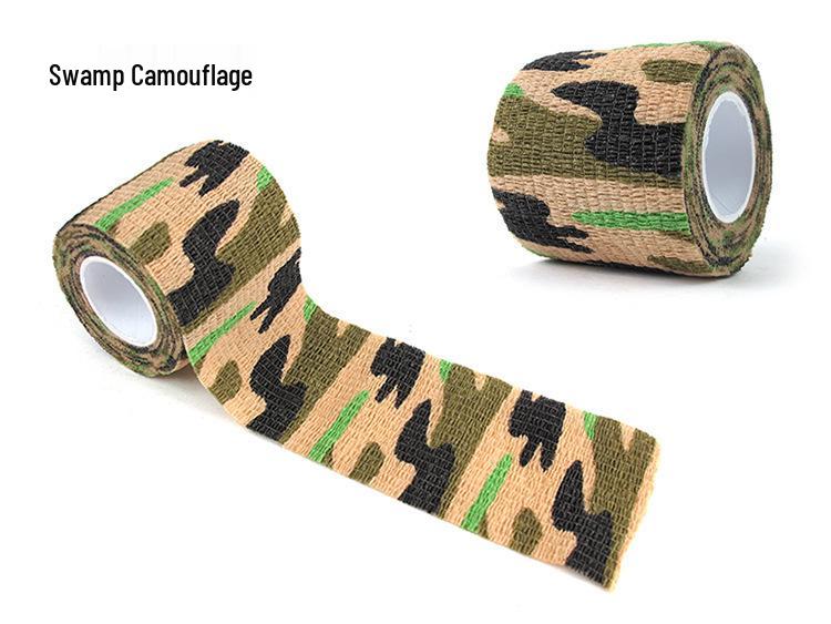 Non-stick Self-adhesive Stretchable Outdoor Camouflage Tape for Hunting, Cycling, and Vehicles