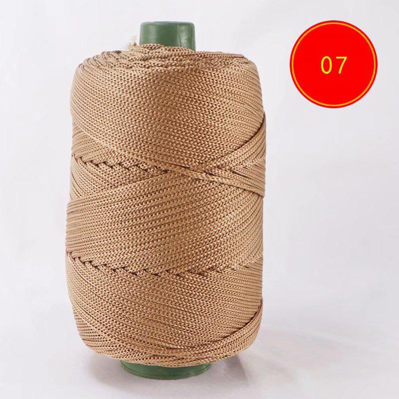 230 Grams Light Viscose Ice Rope 200M Summer Sun Hat Handwoven Diy Hook Cushion Hollow Bright Silk Medium Thick Wool Yarn Thread